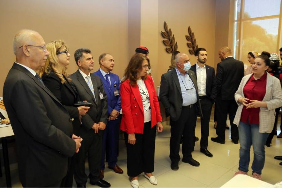 المهندسين تشارك في فعاليات اليوم العلمي المعماري في جامعة الشرق الأوسط