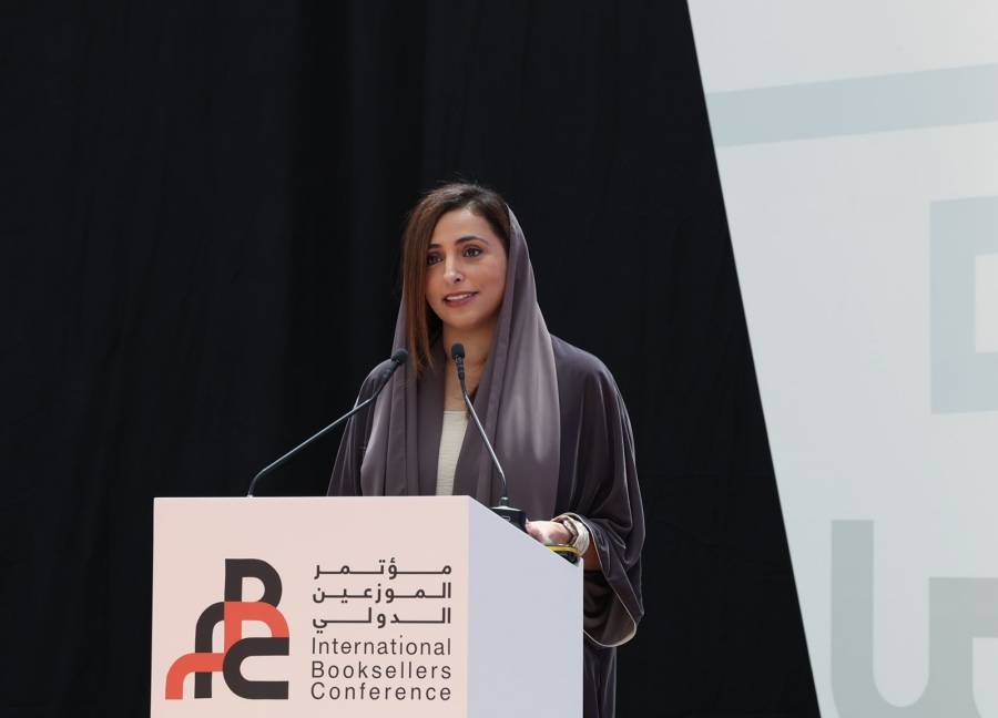 بدور القاسمي خلال افتتاح مؤتمر الموزعين الدولي: الناشرون ملتزمون بالوقوف إلى جانب موزعي الكتب