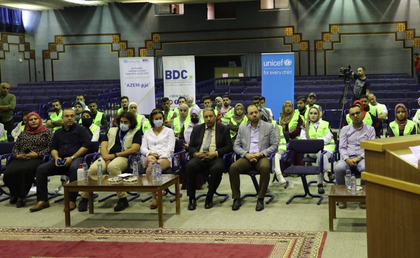 ممثلة اليونيسيف في الأردن تطلع على انجازات مشروع عزم التدريب المهني للتشغيل  في محافظة إربد 