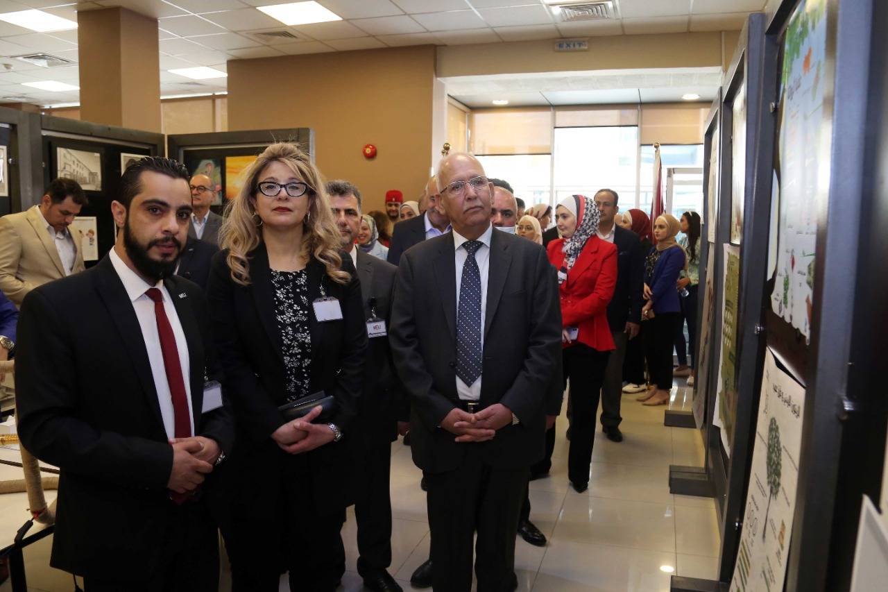  المهندسين تشارك في فعاليات اليوم العلمي المعماري في جامعة الشرق الأوسط