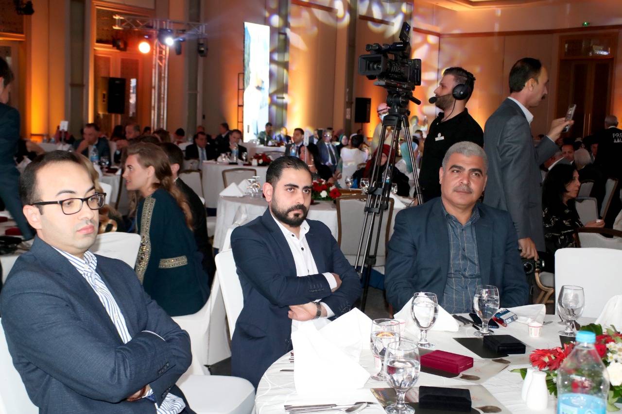 حفل لتكريم صناع مسلسل حضور لموكب الغياب  صور