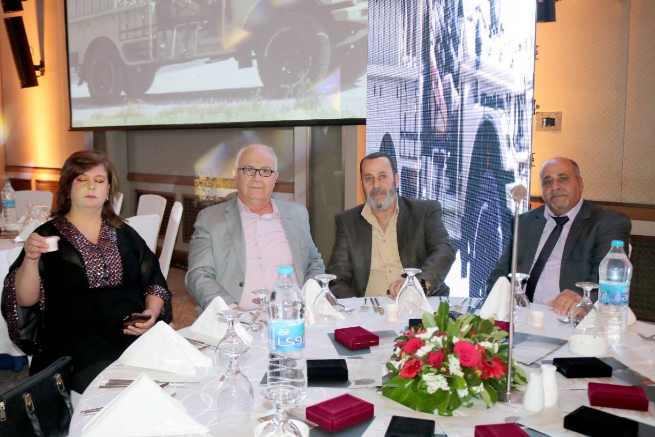 حفل لتكريم صناع مسلسل حضور لموكب الغياب  صور
