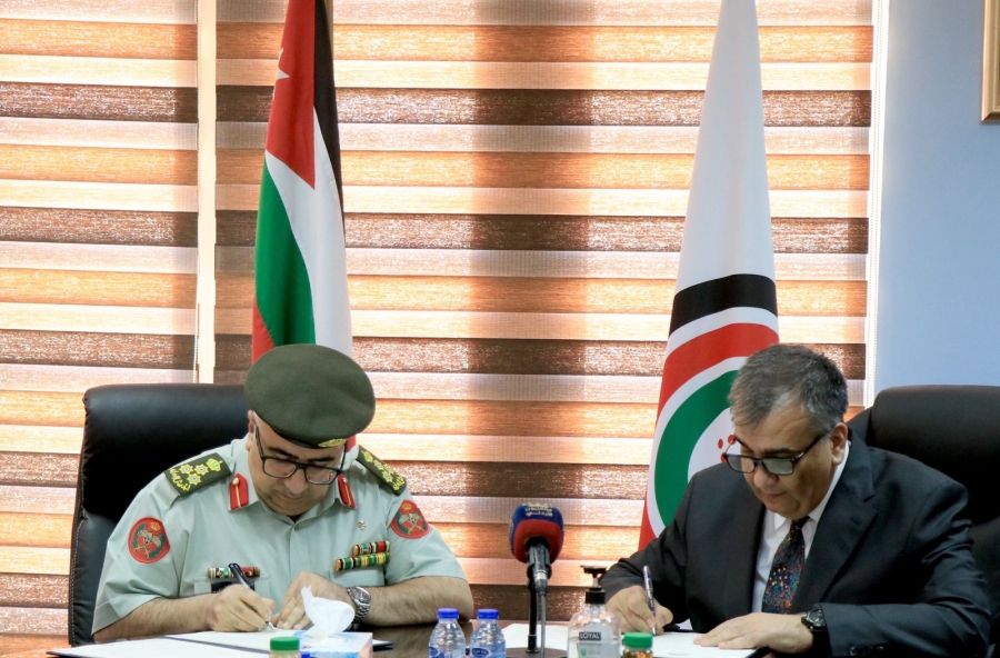 توقيع اتفاقية عمل بين القوات المسلحة الأردنية وإدارة مهرجان جرش