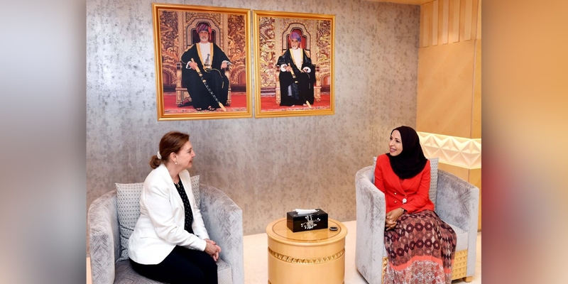 وزيرة التربية والتعليم  العُمانية تستقبل وزيرة الثقافة السورية