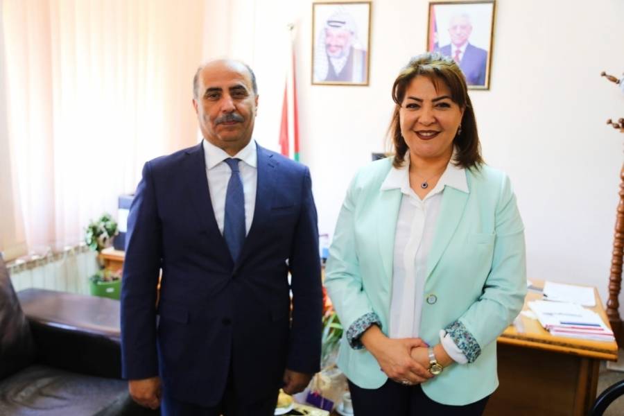 د. التميمي تبحث التعاون المشترك مع وزير الزراعة وسبل تعزيز العمل المشترك