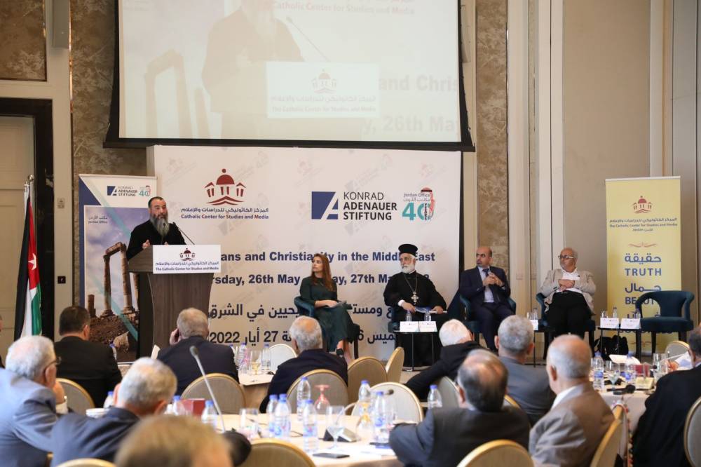  اختتام مؤتمر المسيحيين في الشرق بالتأكيد على دعم السياحة إلى الأردن