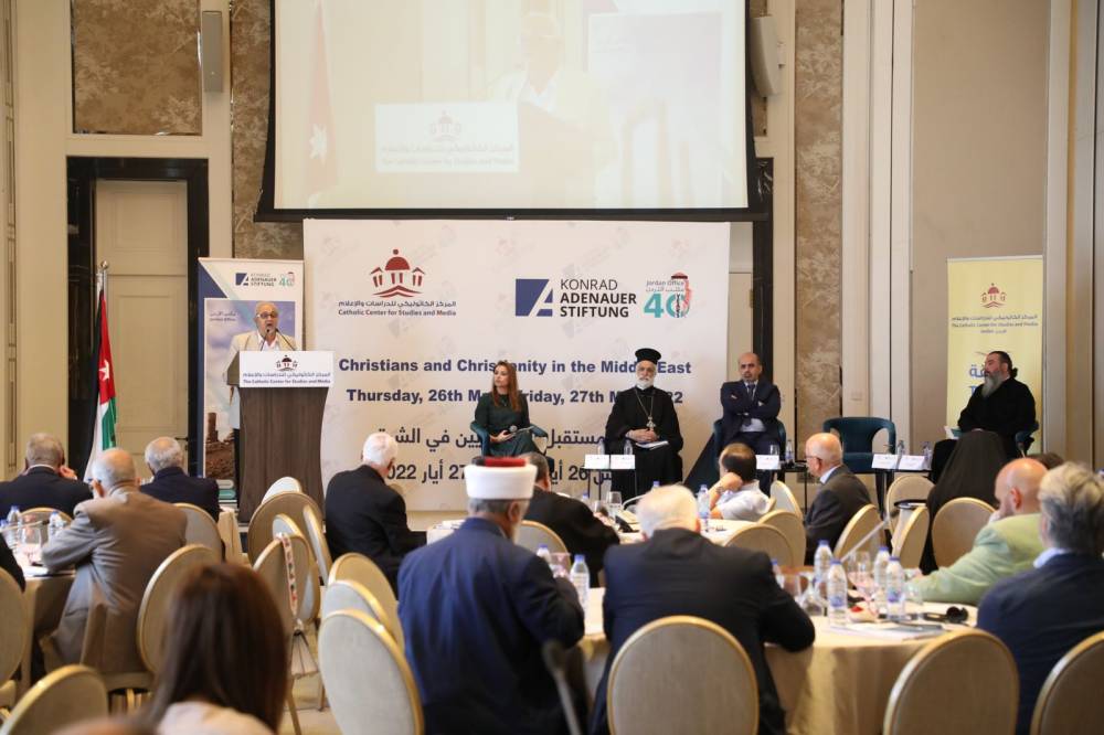  اختتام مؤتمر المسيحيين في الشرق بالتأكيد على دعم السياحة إلى الأردن