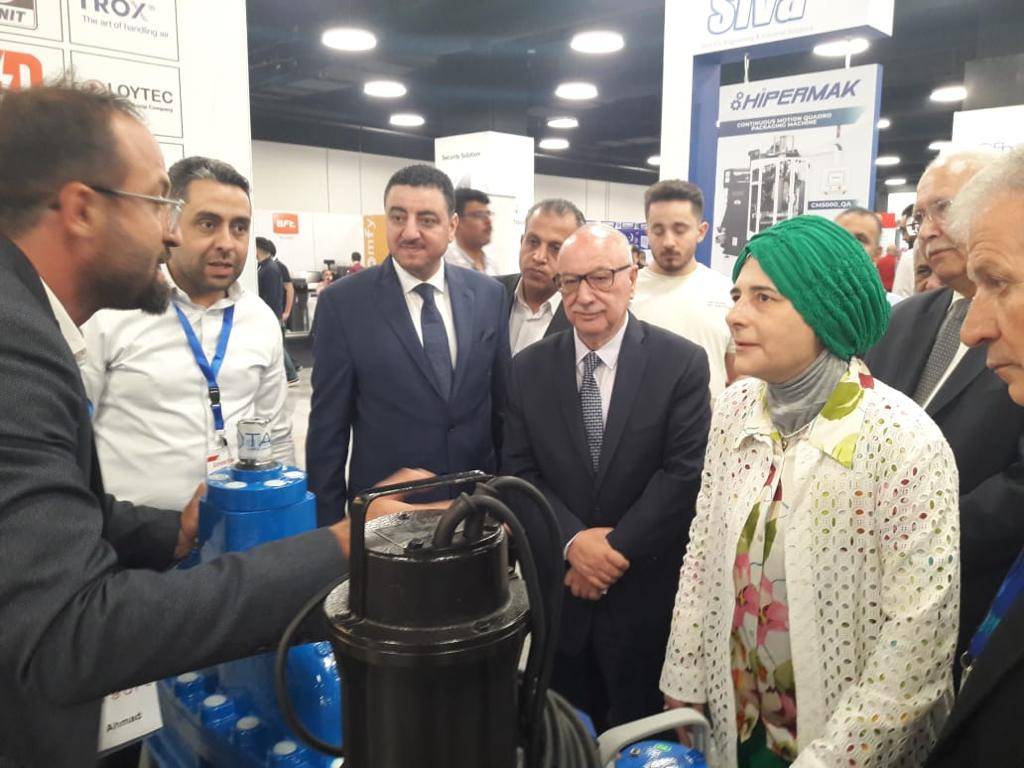  الكسبي يرعى إفتتاح المعرض الدولي السابع عشر للآلات والمعدات الكهروميكانيكية (JIMEX 2022)