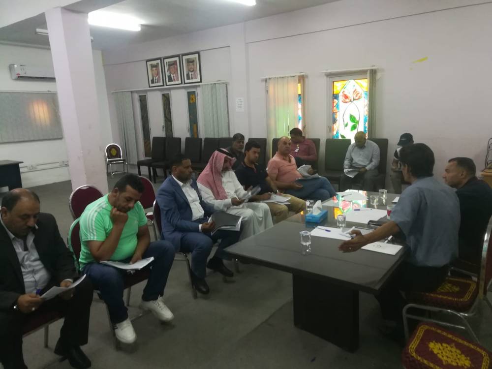 مديرية شباب المفرق تقيم ورشة عمل حول التعليمات والأنظمة الخاصه بالأندية
