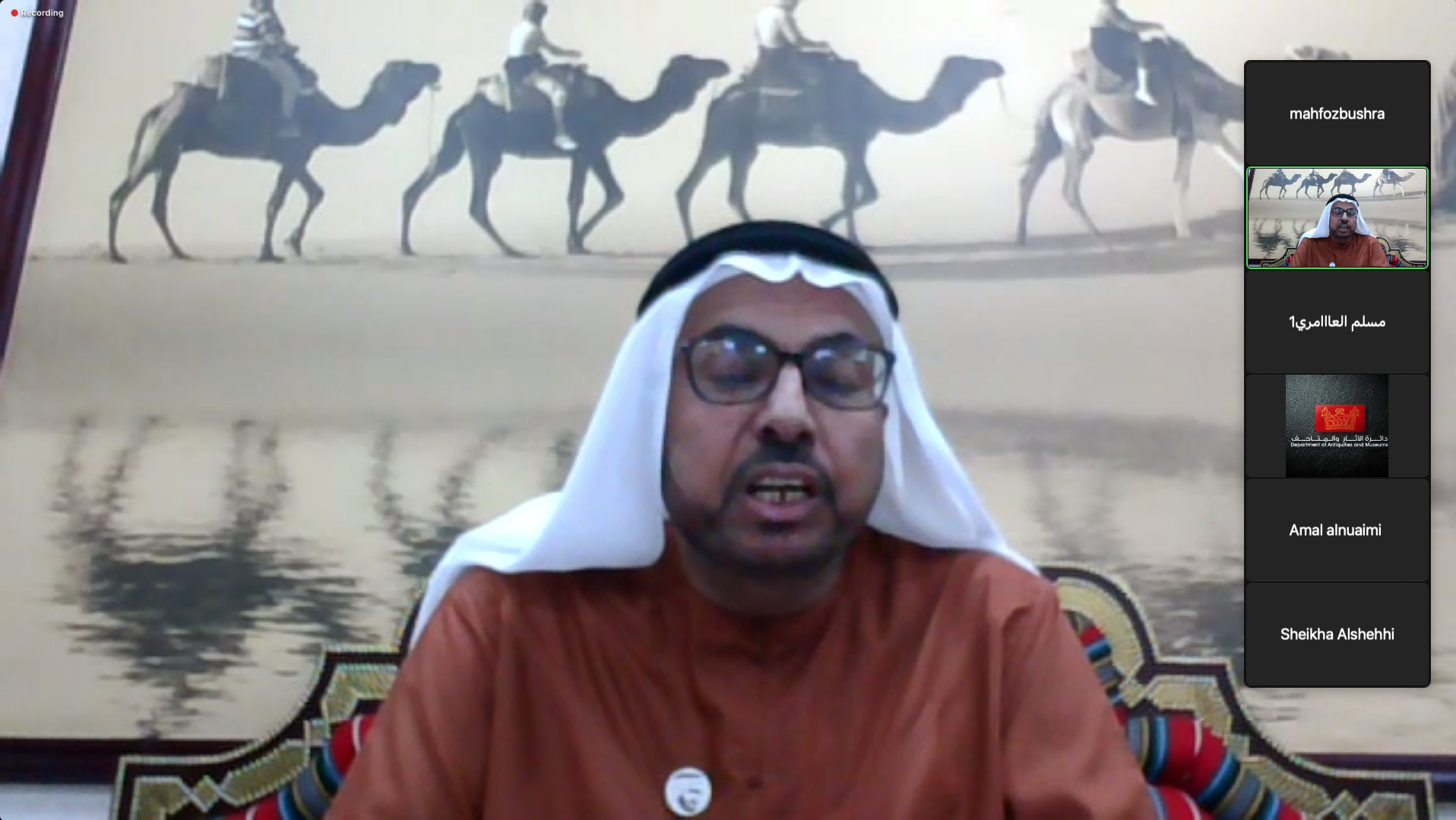 نادي تراث الإمارات يشارك في جلسة عن الرياضات التراثية