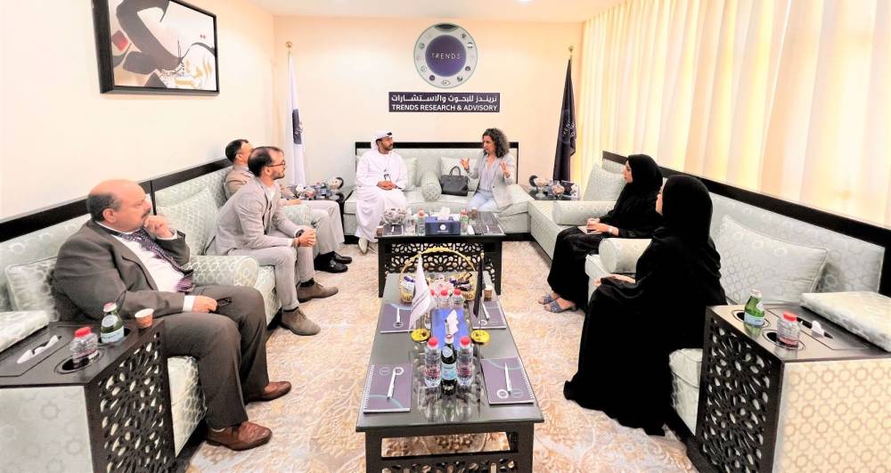 مركز تريندز ومؤسسة كونراد أديناور يستعرضان سبل تفعيل التعاون البحثي