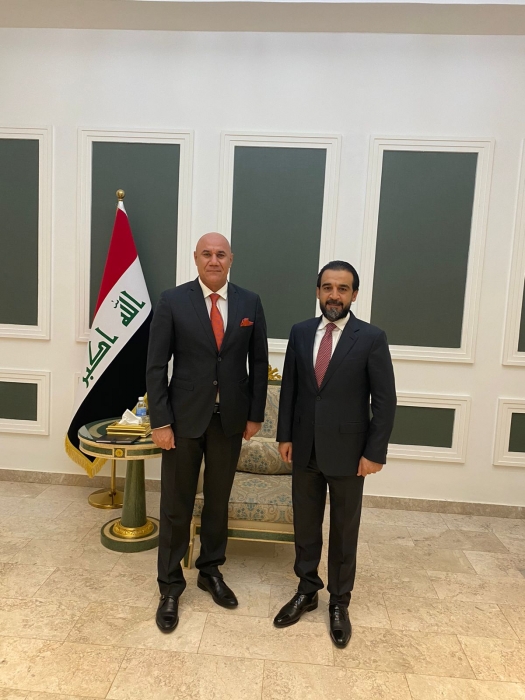 رئيس اللجنة العليا ل جائزة أوروك الدولية  يلتقي مع فخامة رئيس مجلس النواب العراقي محمد الحلبوسي
