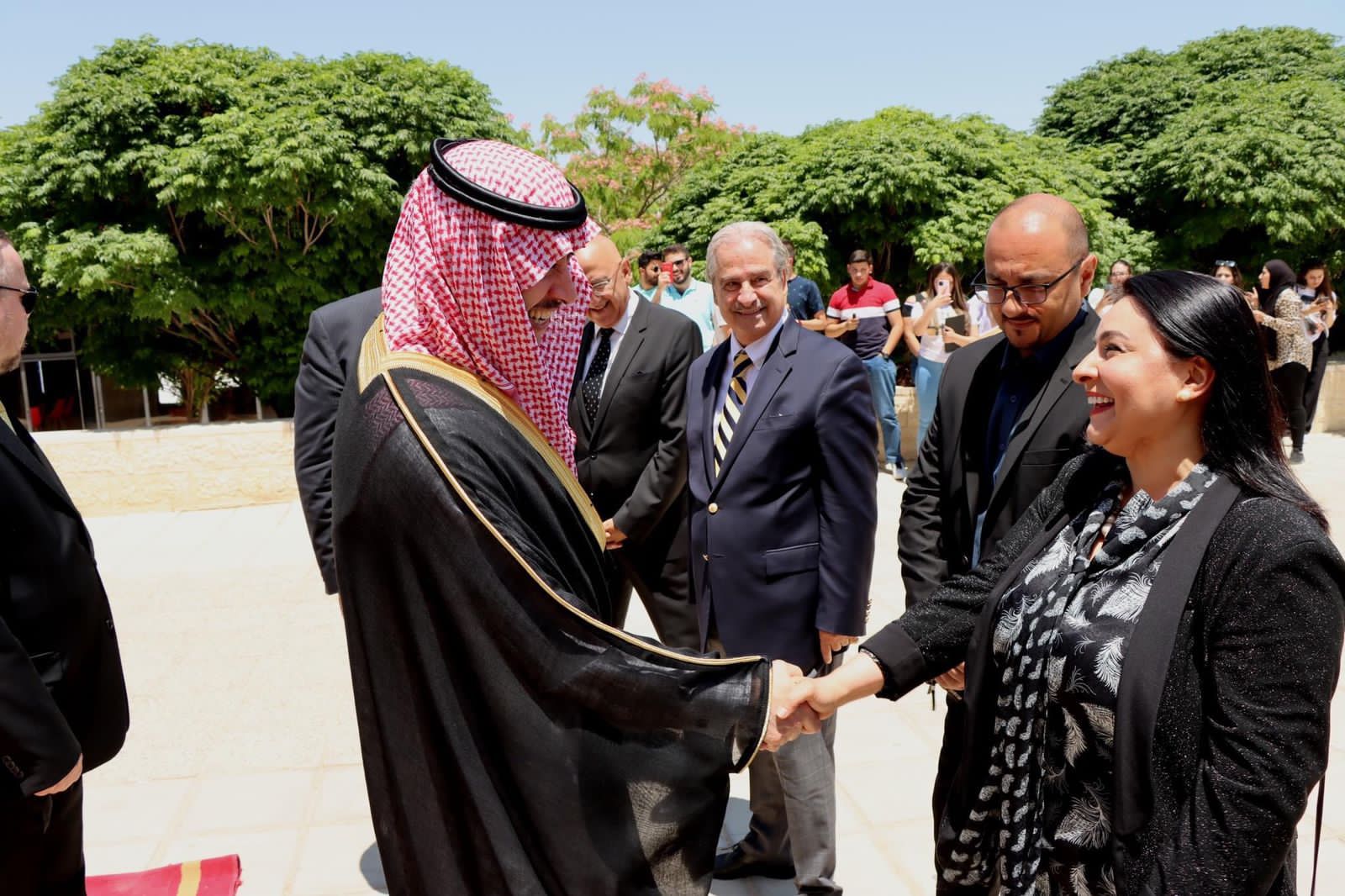 الجامعة الأميركية في مادبا تستضيف سفير خادم الحرمين الشريفين في المملكة 