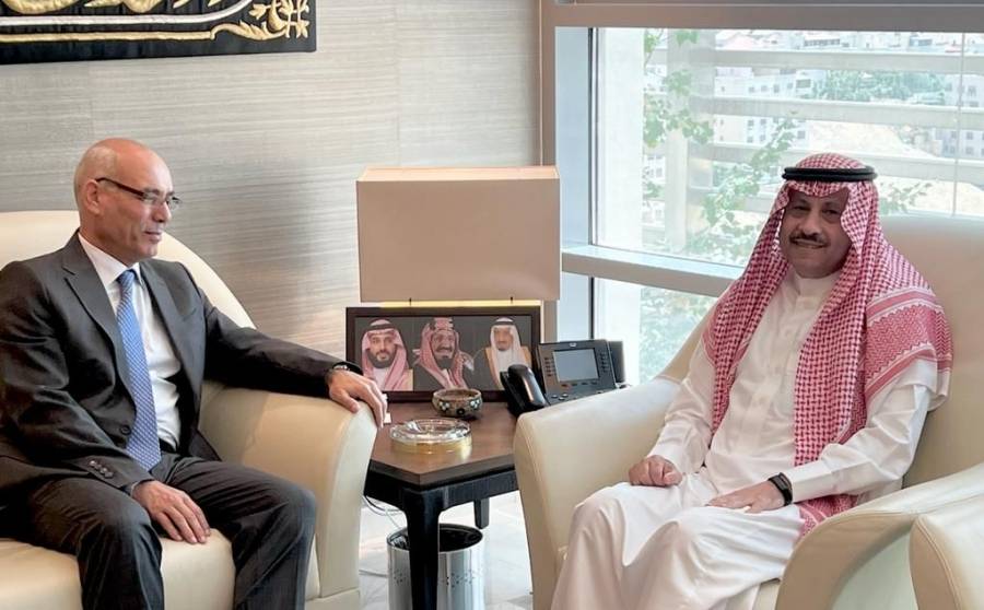 سفير السعوديه  لدى الأردن يلتقي رئيس النيابة العامة في دائرة الجمارك الأردنية