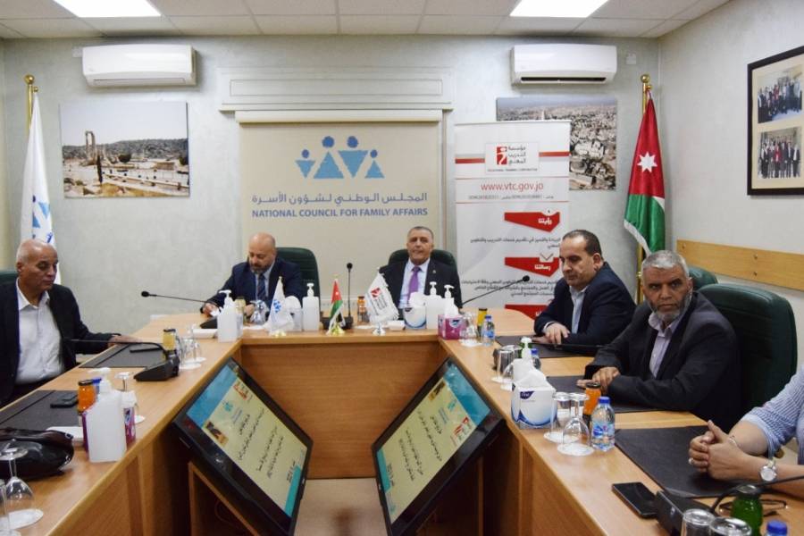مؤسسة التدريب المهني والمجلس الوطني لشؤون الاسرة  يوقعان اتفاقية تعاون