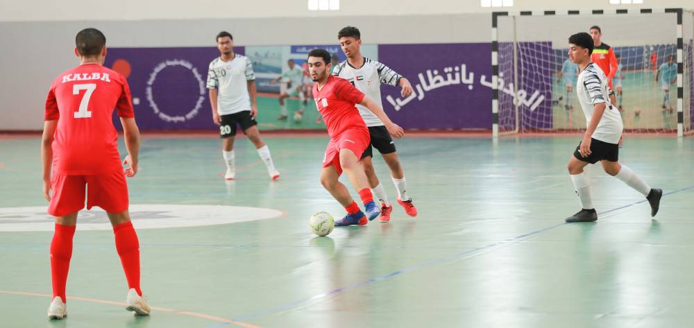 لقاءات مثيرة في ختام دوري ناشئة الشارقة لكرة قدم الصالات الـ 13السبت