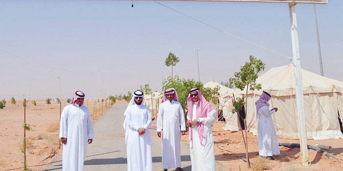 أمين الجوف يتفقد جاهزية مدينة الحجاج بأبو عجرم لاستقبال ضيوف الرحمن