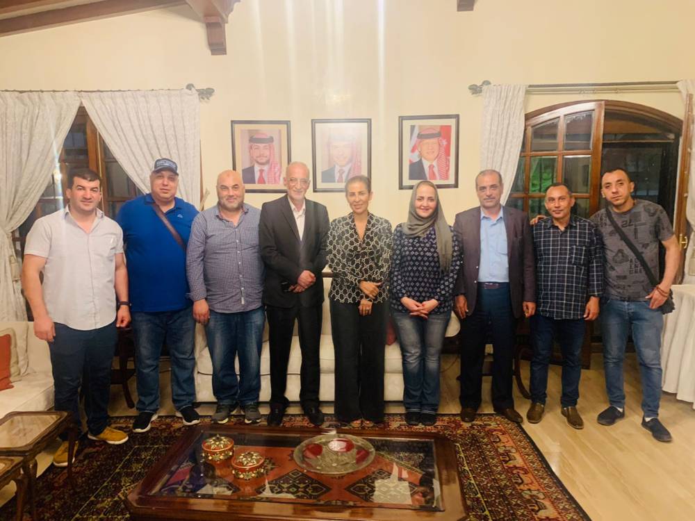 السفيرة الأردنية في المغرب جمانة غنيمات  تستقبل وفد الناشرين الأردنيين
