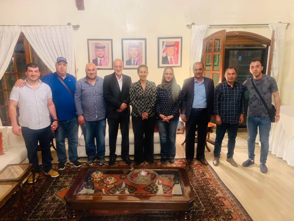 السفيرة الأردنية في المغرب جمانة غنيمات  تستقبل وفد الناشرين الأردنيين