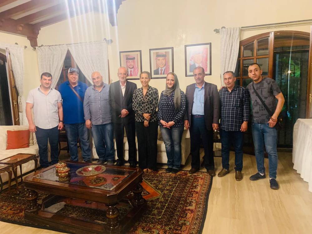السفيرة الأردنية في المغرب جمانة غنيمات  تستقبل وفد الناشرين الأردنيين