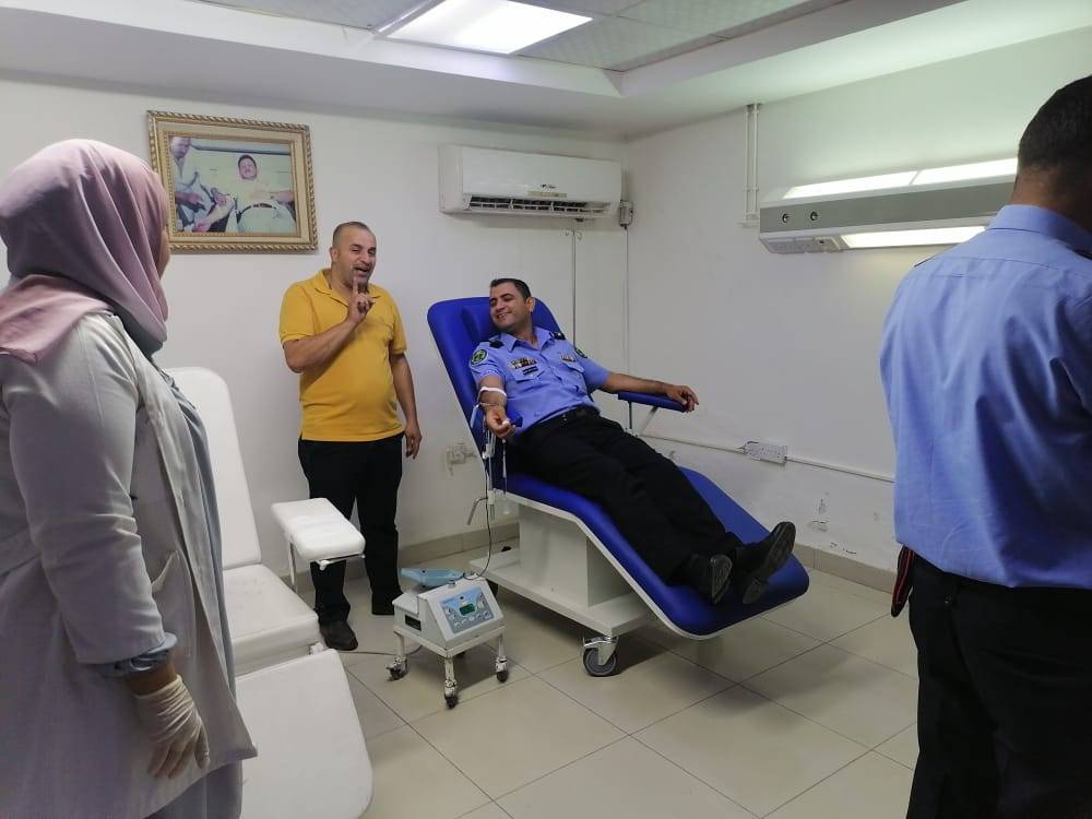  تحت رعاية مدير شرطة المفرق : إطلاق حملة التبرع بالدم في مستشفى المفرق الحكومي .. صور 