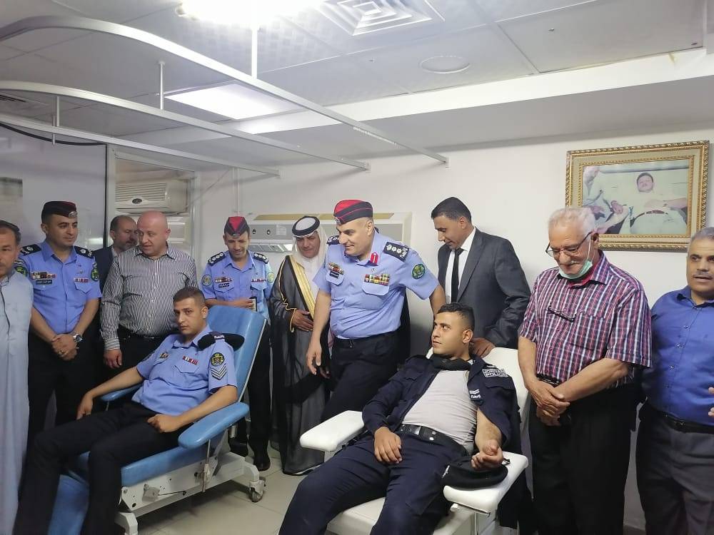  تحت رعاية مدير شرطة المفرق : إطلاق حملة التبرع بالدم في مستشفى المفرق الحكومي .. صور 
