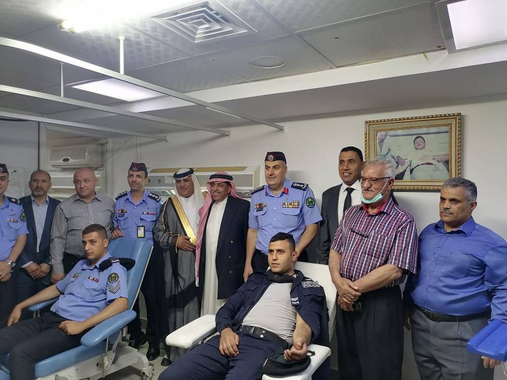  تحت رعاية مدير شرطة المفرق : إطلاق حملة التبرع بالدم في مستشفى المفرق الحكومي .. صور 