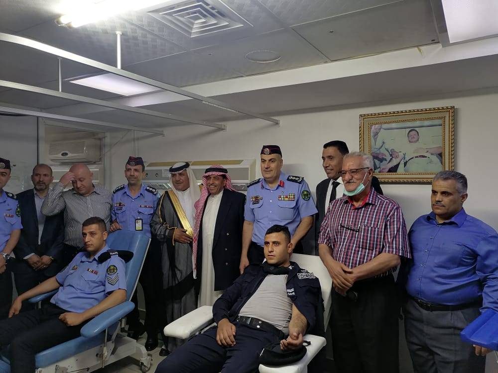  تحت رعاية مدير شرطة المفرق : إطلاق حملة التبرع بالدم في مستشفى المفرق الحكومي .. صور 
