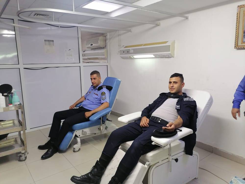  تحت رعاية مدير شرطة المفرق : إطلاق حملة التبرع بالدم في مستشفى المفرق الحكومي .. صور 