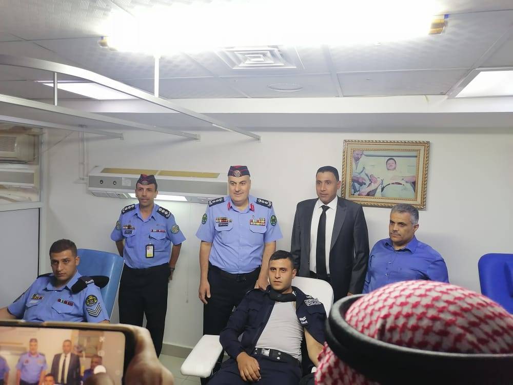  تحت رعاية مدير شرطة المفرق : إطلاق حملة التبرع بالدم في مستشفى المفرق الحكومي .. صور 