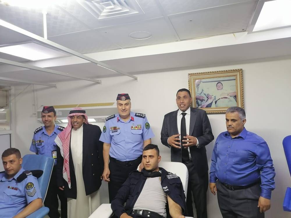  تحت رعاية مدير شرطة المفرق : إطلاق حملة التبرع بالدم في مستشفى المفرق الحكومي .. صور 