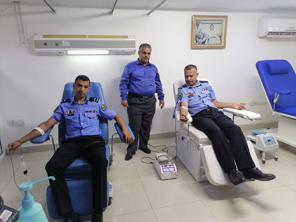  تحت رعاية مدير شرطة المفرق : إطلاق حملة التبرع بالدم في مستشفى المفرق الحكومي .. صور 