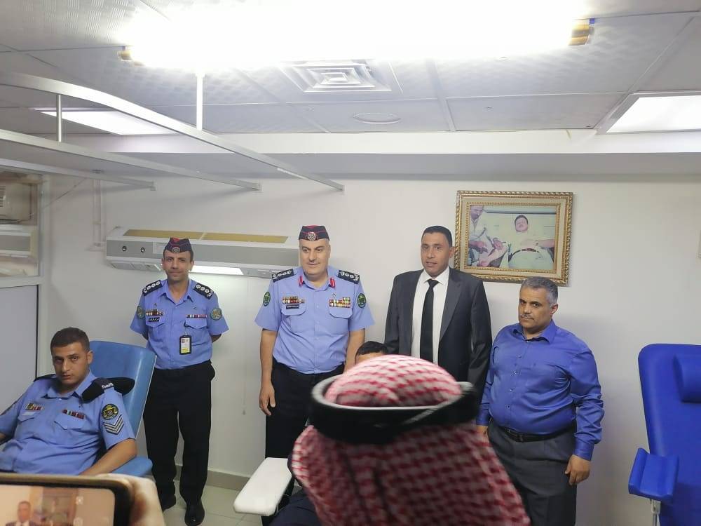  تحت رعاية مدير شرطة المفرق : إطلاق حملة التبرع بالدم في مستشفى المفرق الحكومي .. صور 