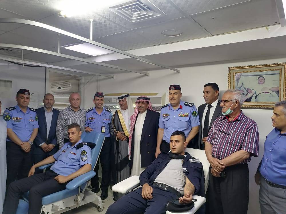  تحت رعاية مدير شرطة المفرق : إطلاق حملة التبرع بالدم في مستشفى المفرق الحكومي .. صور 