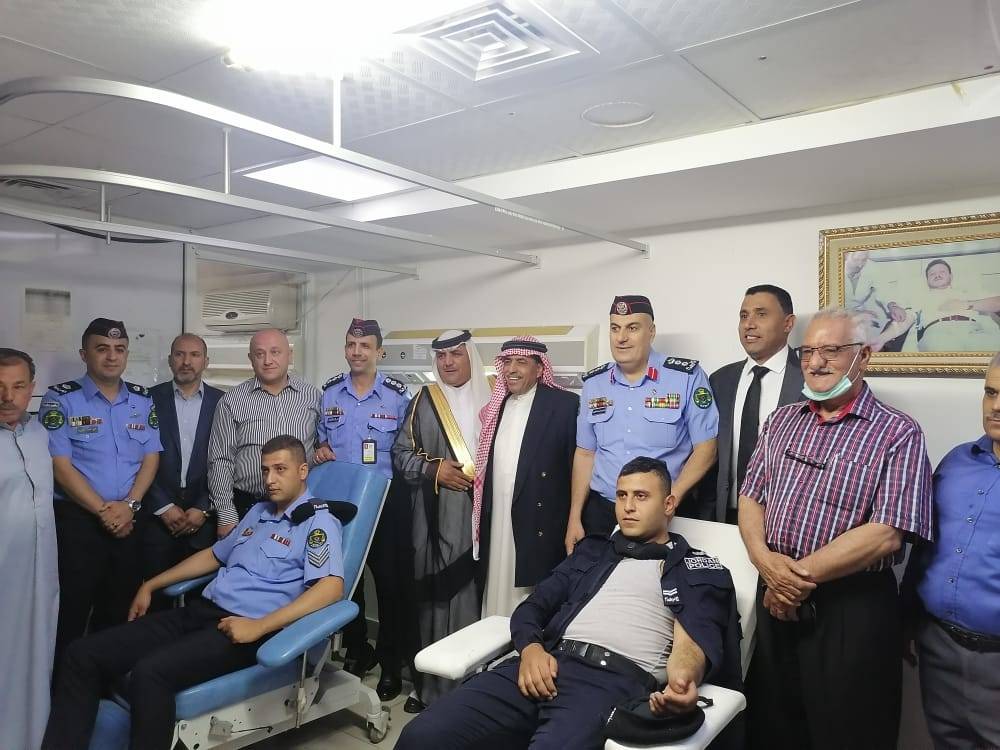  تحت رعاية مدير شرطة المفرق : إطلاق حملة التبرع بالدم في مستشفى المفرق الحكومي .. صور 
