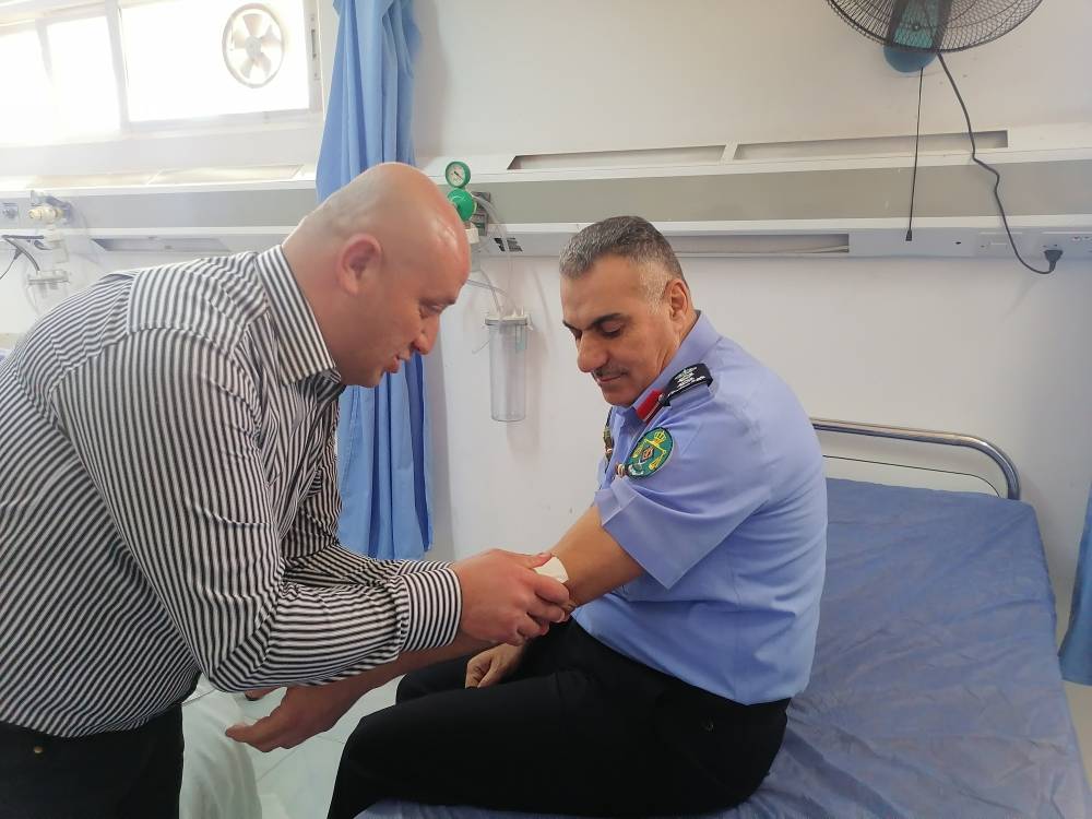  تحت رعاية مدير شرطة المفرق : إطلاق حملة التبرع بالدم في مستشفى المفرق الحكومي .. صور 
