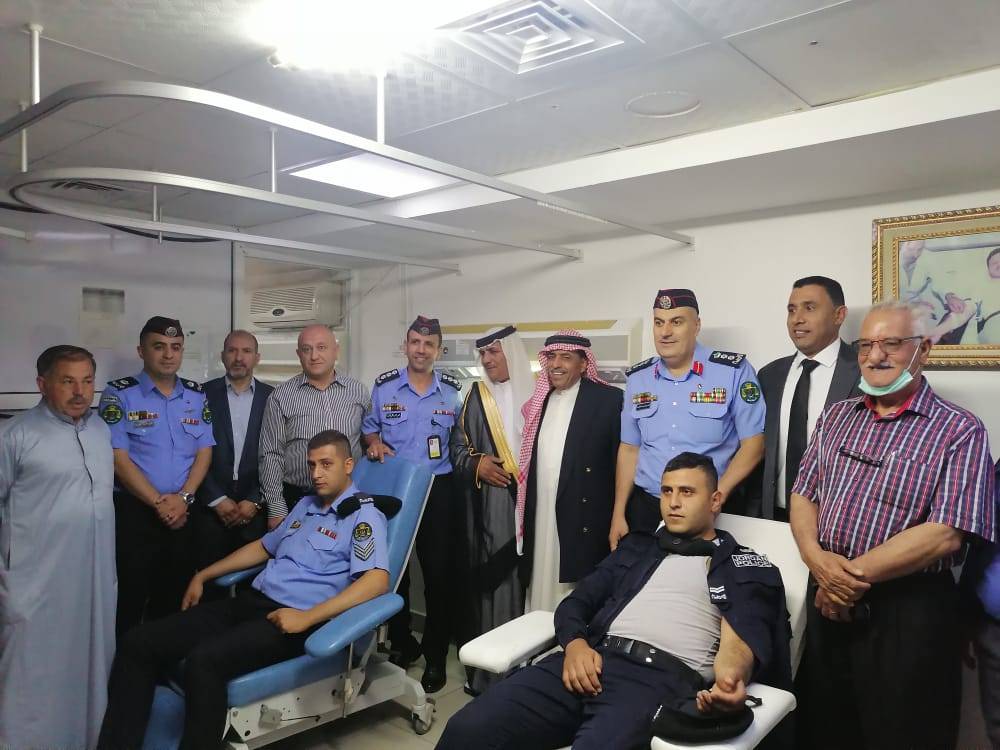  تحت رعاية مدير شرطة المفرق : إطلاق حملة التبرع بالدم في مستشفى المفرق الحكومي .. صور 