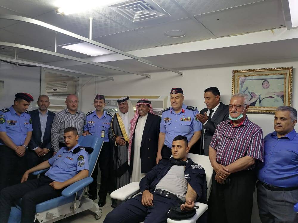  تحت رعاية مدير شرطة المفرق : إطلاق حملة التبرع بالدم في مستشفى المفرق الحكومي .. صور 