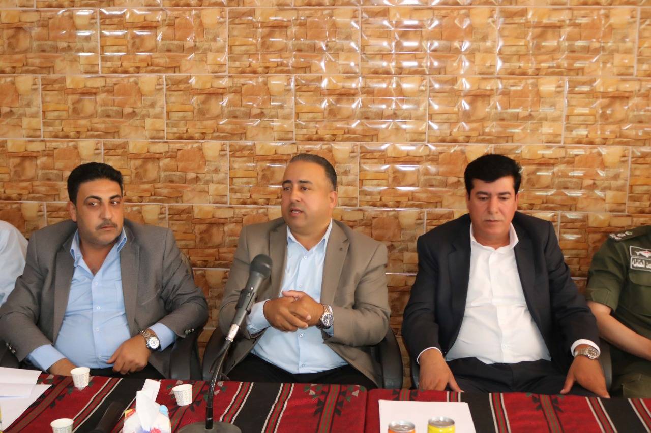 توقيع وثيقة ضبط جلوه عشائريه في الموقر  صور 