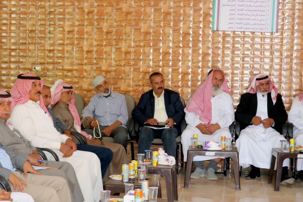 توقيع وثيقة ضبط جلوه عشائريه في الموقر  صور 