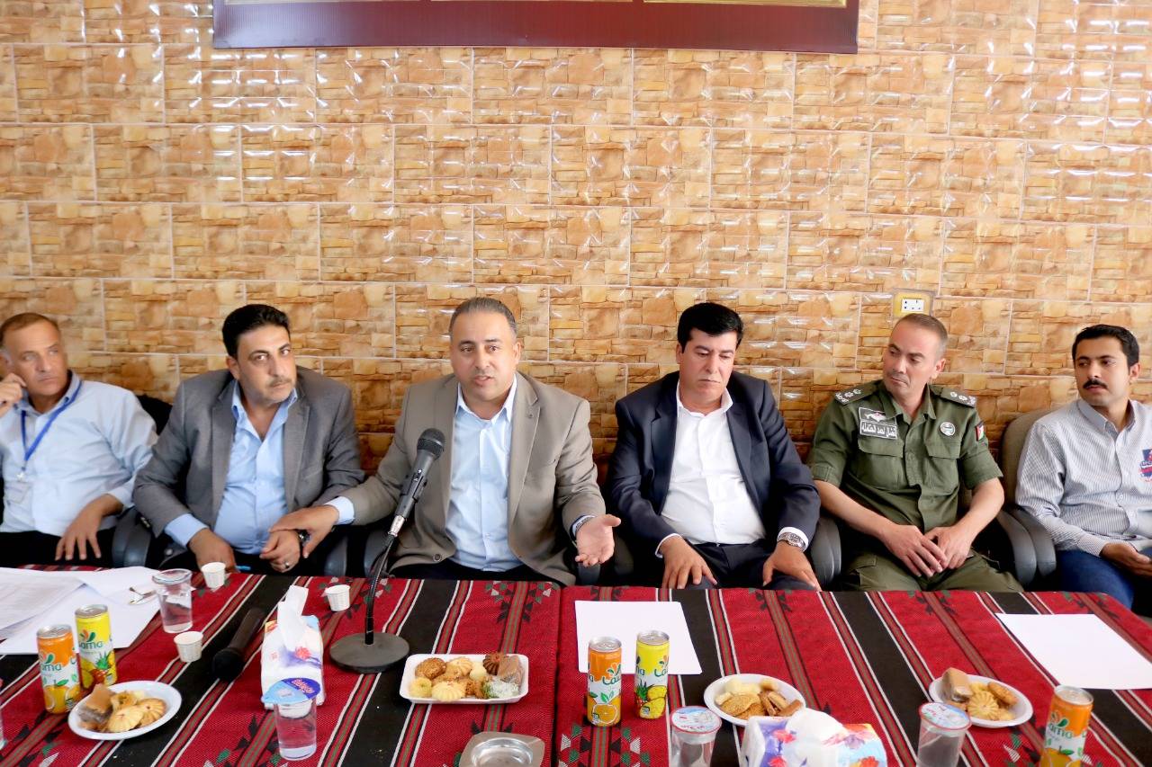 توقيع وثيقة ضبط جلوه عشائريه في الموقر  صور 