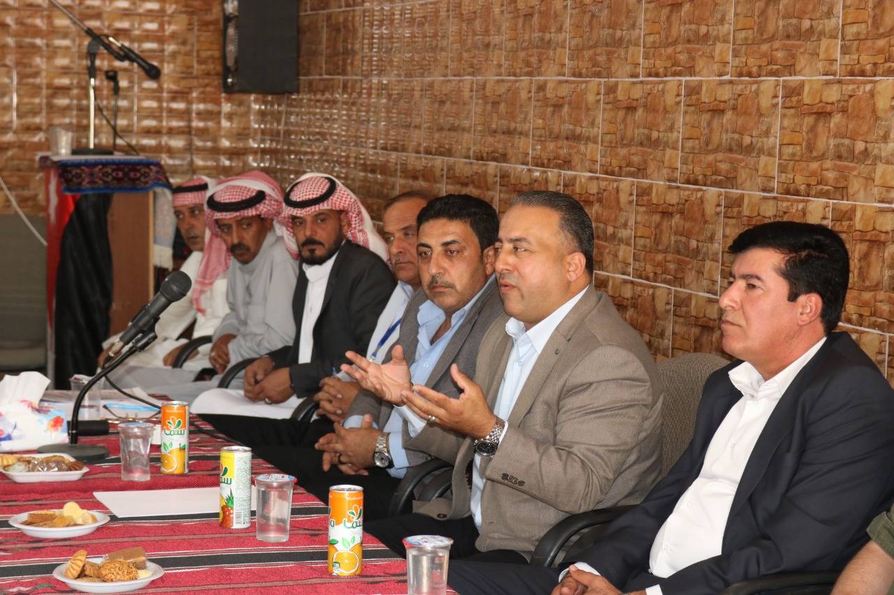 توقيع وثيقة ضبط جلوه عشائريه في الموقر  صور 