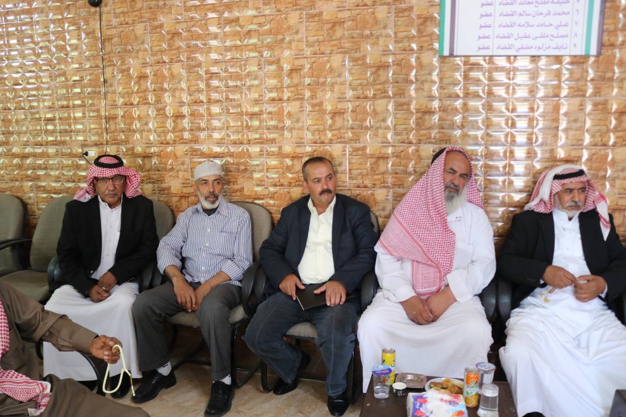 توقيع وثيقة ضبط جلوه عشائريه في الموقر  صور 