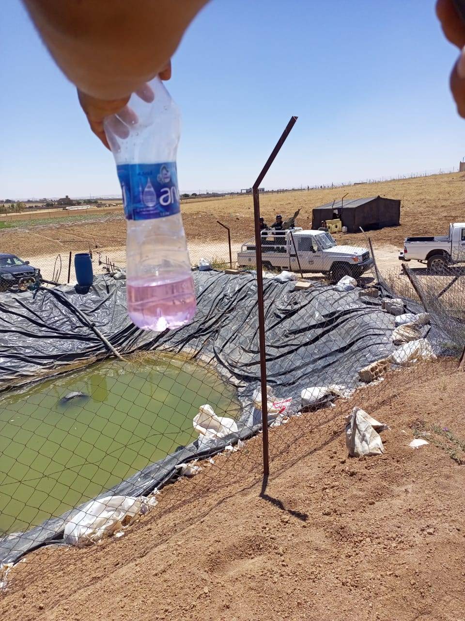 المياه : ضبط اعتداء يزود مزارع وبرك وتعبئة صهاريج  في مأدبا