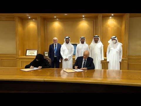 سلطان بن أحمد القاسمي يشهد توقيع اتفاقية تعاون بين دائرة الخدمات الاجتماعية ومستشفى الأسنان الجامعي