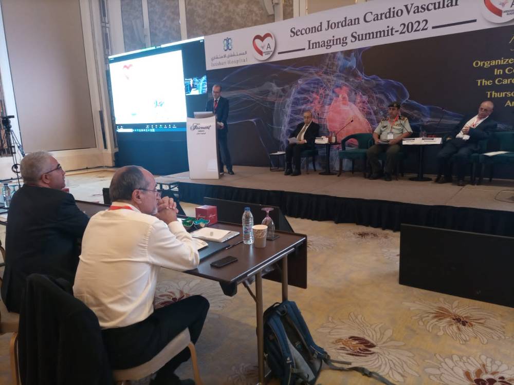 بدء فعاليات الموتمر الطبي الأردني الثاني لتصوير القلب والأوعية الدموية  صور