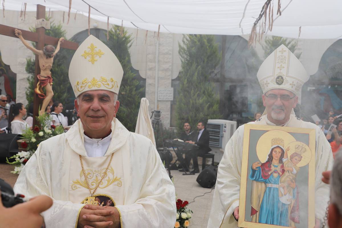 الكنيسة الكاثوليكية في الأردن تحيي حجها السنوي إلى مزار سيّدة الجبل في عنجرة  صور