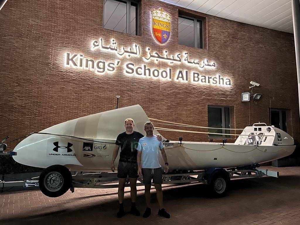 فريق التجذيف العربي لعبور المحيط يعقد شراكة مع مبادرة بحار نظيفة التابعة لبرنامج الأمم المتحدة للبيئة