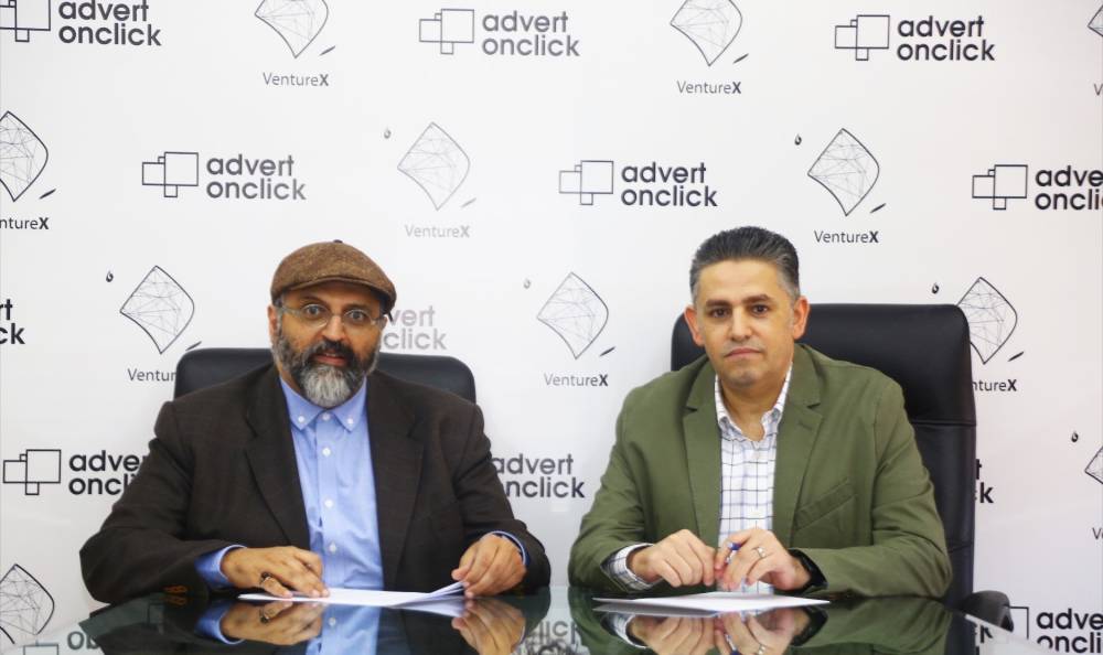 فينتشر إكس تبرم اتفاقية إدارة الاستثمار في أول منصة رقمية لترويج وبيع المساحات الإعلانية آدفيرت أون كليك