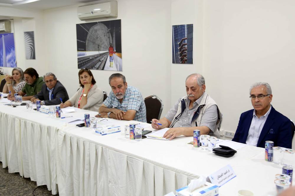 مجلس الشعبة المعمارية في نقابة المهندسين يلتقي الهيئة المركزية للشعبة